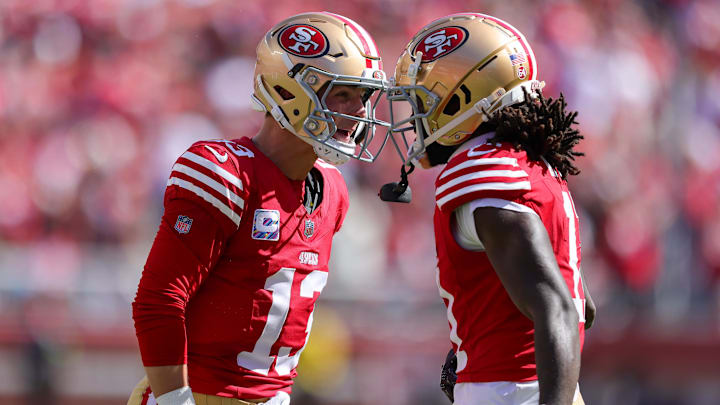 San Francisco 49ers quarterback Brock Purdy (13).