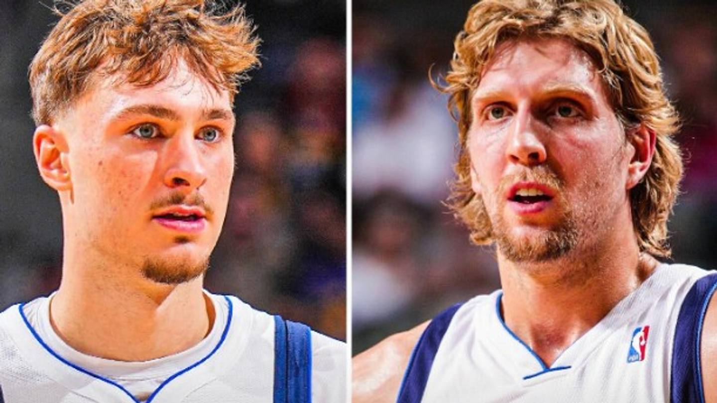 Cooper Flagg and Dirk Nowitzki Get First Dual Auto