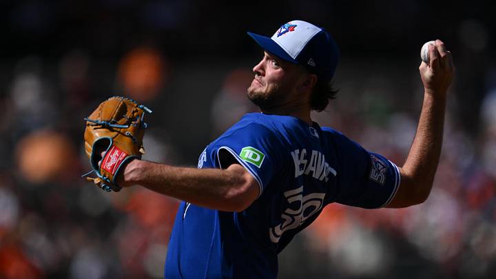 Toronto Blue Jays pitcher Trey Yesavage (39) pitches against the Baltimore Orioles at Oriole Park at Camden Yards. Toronto Blue Jays pitcher Trey Yesavage (39) pitches against the Baltimore Orioles at Oriole Park at Camden Yards.