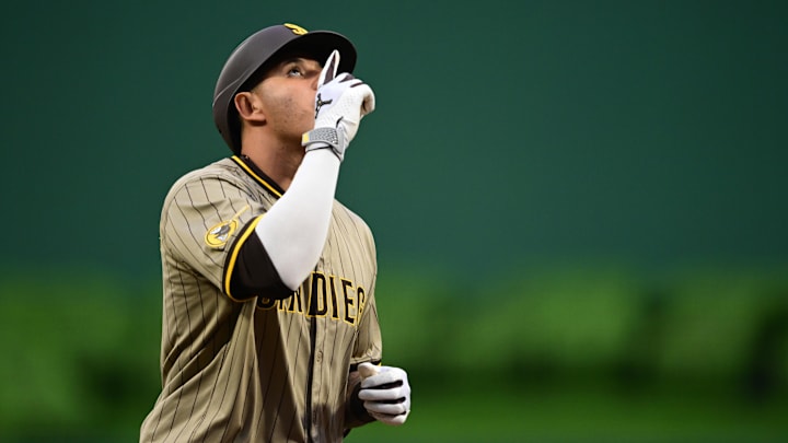 Bet on Manny Machado to record two hits tonight against the Angels.