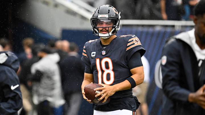 Chicago Bears quarterback Caleb Williams. Chicago Bears quarterback Caleb Williams.