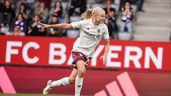 Pernille Harder wird nun auch im Trikot des FC Bayern eine Meisterschaft feiern dürfen.