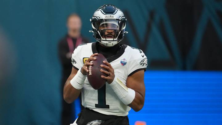 Philadelphia Eagles quarterback Jalen Hurts. Philadelphia Eagles quarterback Jalen Hurts.