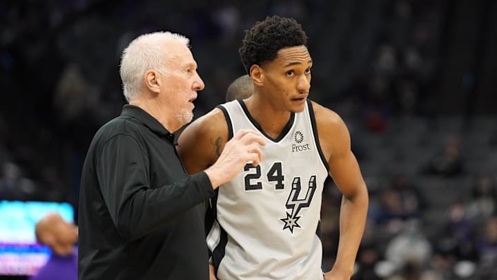 Gregg Popovich and the San Antonio Spurs play the second leg of a road back-to-back in Detroit vs. the Pistons on New Years Day.