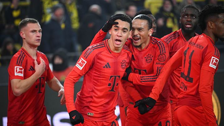 Jamal Musiala was on the scoresheet for Bayern Munich against Borussia Dortmund on Saturday.