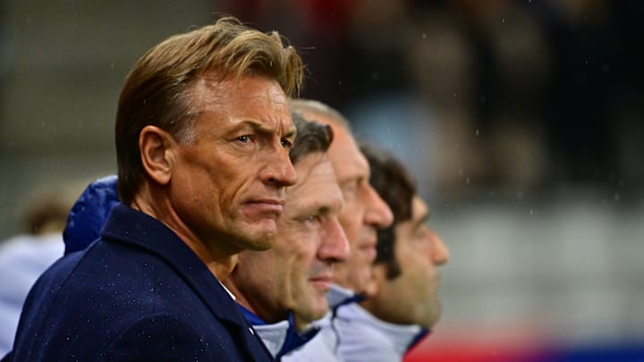 Hervé Renard et son staff, équipe de France féminine