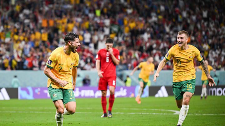 Australia v Denmark: Group D - FIFA World Cup Qatar 2022 Australia v Denmark: Group D - FIFA World Cup Qatar 2022