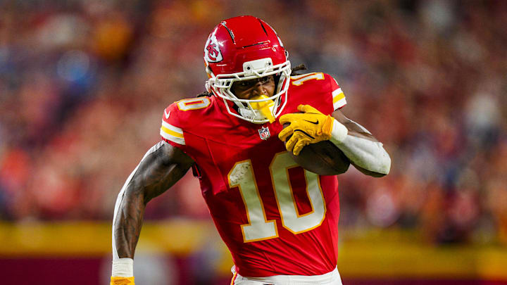 Kansas City Chiefs running back Isiah Pacheco.