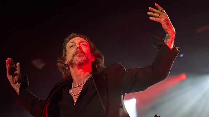 The Black Crowes perform on stage