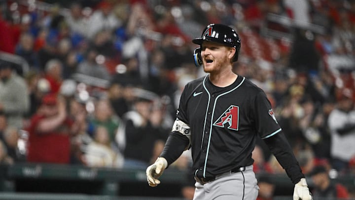 Pavin Smith hit a grand slam and a double to drive in six runs against the Cardinals 4/23/2024