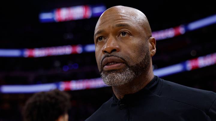 May 3, 2026; Detroit, Michigan, USA; Orlando Magic head coach Jamahl Mosley walks off after the game against the Detroit Pistons after game seven of the first round of the 2026 NBA Playoffs at Little Caesars Arena. Mandatory Credit: Rick Osentoski-Imagn Images May 3, 2026; Detroit, Michigan, USA; Orlando Magic head coach Jamahl Mosley walks off after the game against the Detroit Pistons after game seven of the first round of the 2026 NBA Playoffs at Little Caesars Arena. Mandatory Credit: Rick Osentoski-Imagn Images