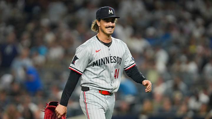 Minnesota Twins pitcher Joe Ryan (41) smiles during a game against the New York Yankees at Yankee Stadium, Aug 13, 2025, Bronx, New York, USA. Yannick Peterhans/NorthJersey.com Minnesota Twins pitcher Joe Ryan (41) smiles during a game against the New York Yankees at Yankee Stadium, Aug 13, 2025, Bronx, New York, USA. Yannick Peterhans/NorthJersey.com