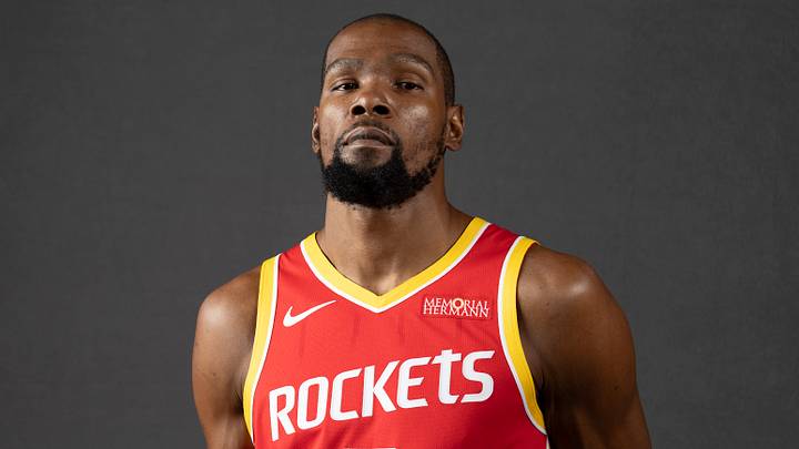 Sep 22, 2026; Houston, TX, USA; Houston Rockets forward Kevin Durant (7) poses for a picture during media day at Hilton Americas hotel. Mandatory Credit: Troy Taormina-Imagn Images Sep 22, 2026; Houston, TX, USA; Houston Rockets forward Kevin Durant (7) poses for a picture during media day at Hilton Americas hotel. Mandatory Credit: Troy Taormina-Imagn Images