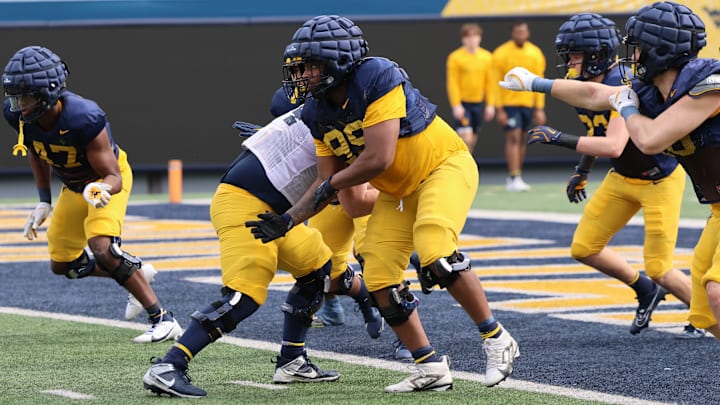 West Virginia University defensive lineman Hammond Russell IV 