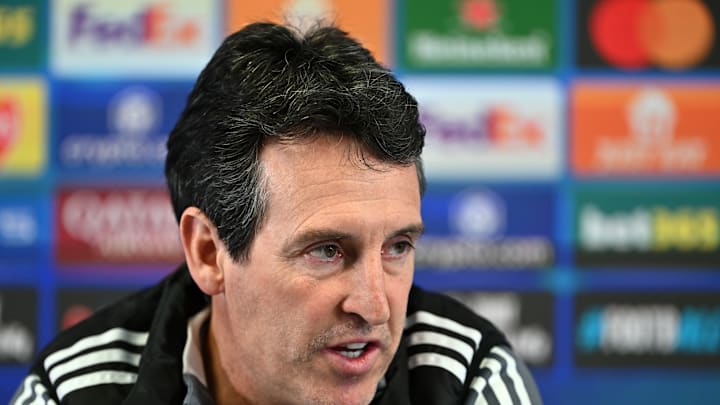 Aston Villa FC Training Session And Press Conference - UEFA Champions League 2024/25 Quarter Final
