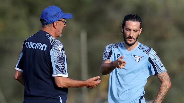 Maurizio Sarri e Luis Alberto