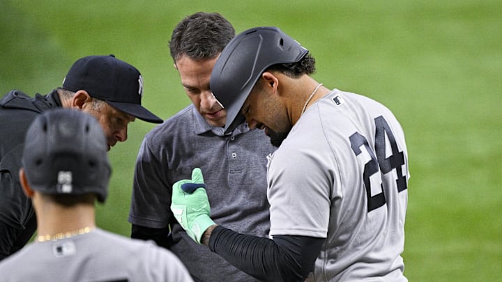 Jasson Domínguez pasó un susto con los Yankees 