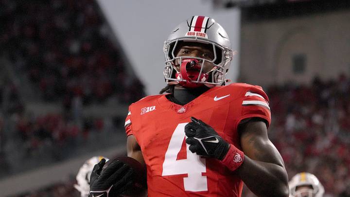 Sept. 7, 2024; Columbus, Ohio, USA;
Ohio State Buckeyes wide receiver Jeremiah Smith (4) runs for a touchdown during the first half of an NCAA Division I football game on Saturday at Ohio Stadium. Sept. 7, 2024; Columbus, Ohio, USA;
Ohio State Buckeyes wide receiver Jeremiah Smith (4) runs for a touchdown during the first half of an NCAA Division I football game on Saturday at Ohio Stadium.