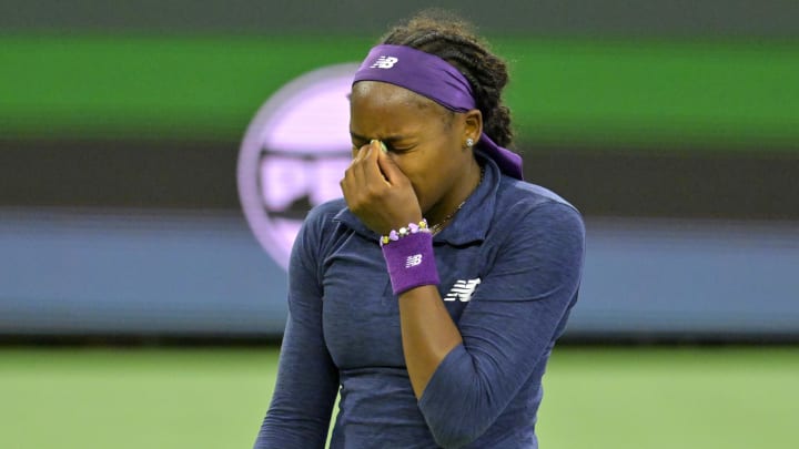 Coco Gauff was disappointed Ons Jabeur had to retire during their match.