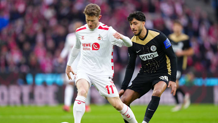 Florian Kainz (l.) gegen Muhammed Damar