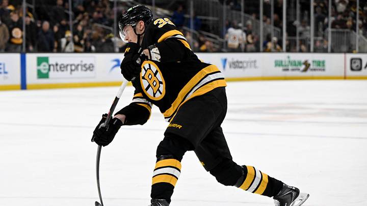 Dec 21, 2025; Boston, Massachusetts, USA; Boston Bruins center Morgan Geekie #39 takes a shot against the Ottawa Senators during the third period at the TD Garden. Mandatory Credit: Brian Fluharty-Imagn Images Dec 21, 2025; Boston, Massachusetts, USA; Boston Bruins center Morgan Geekie #39 takes a shot against the Ottawa Senators during the third period at the TD Garden. Mandatory Credit: Brian Fluharty-Imagn Images