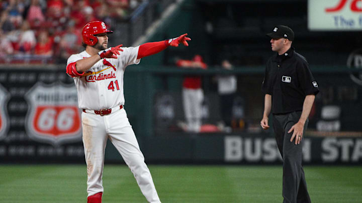 St. Louis Cardinals first baseman Alec Burleson