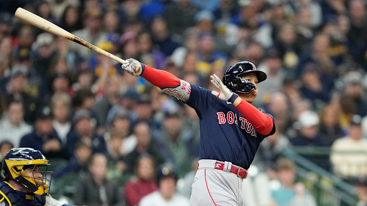 Masataka Yoshida bateó dos jonrones en un inning 