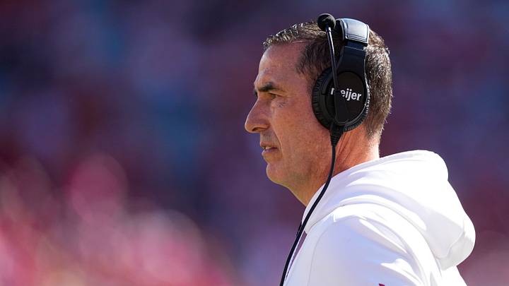 Oct 3, 2026; Madison, Wisconsin, USA; Wisconsin Badgers head coach Luke Fickell during the game against the Michigan State Spartans at Camp Randall Stadium. Mandatory Credit: Jeff Hanisch-Imagn Images Oct 3, 2026; Madison, Wisconsin, USA; Wisconsin Badgers head coach Luke Fickell during the game against the Michigan State Spartans at Camp Randall Stadium. Mandatory Credit: Jeff Hanisch-Imagn Images