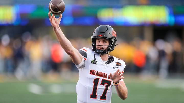 Oklahoma State Cowboys quarterback Drew Mestemaker.