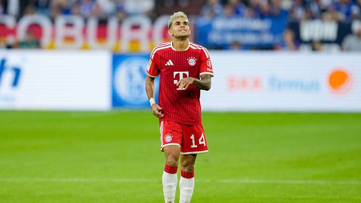 A bad day at the office for Bayern Munich forward Luis Diaz when he played against Schalke over the weekend.
