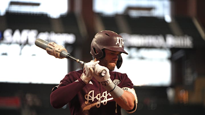 Mar 2, 2024; Arlington, TX, USA; Texas A&M Aggies compete against University of Southern