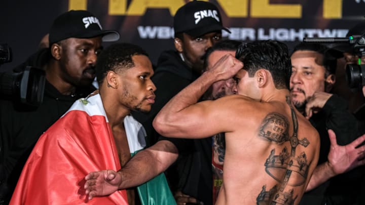 Devin Haney (left) and Ryan Garcia (right).