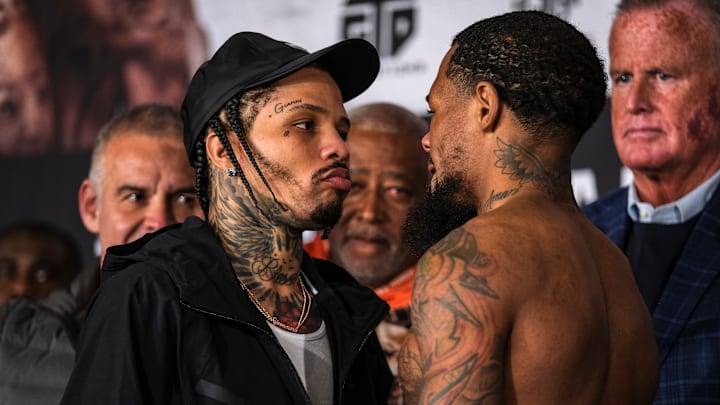 WBA Lightweight Champion Gervonta "Tank" Davis faces off WBA Super Featherweight Champion Lamont Roach on February 28, 2025.
