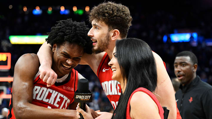 The Houston Rockets love Amen Thompson and Alperen Sengun