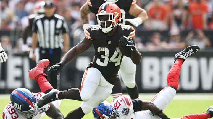 Cleveland Browns running back Jerome Ford