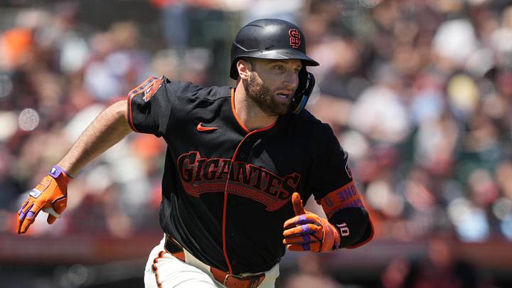 San Francisco Giants left fielder Casey Schmitt San Francisco Giants left fielder Casey Schmitt