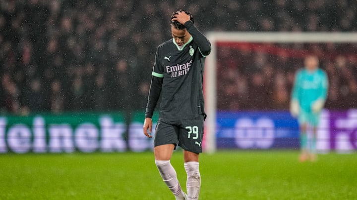 Feyenoord v AC Milan - UEFA Champions League 2024/25 League Knockout Play-off First Leg