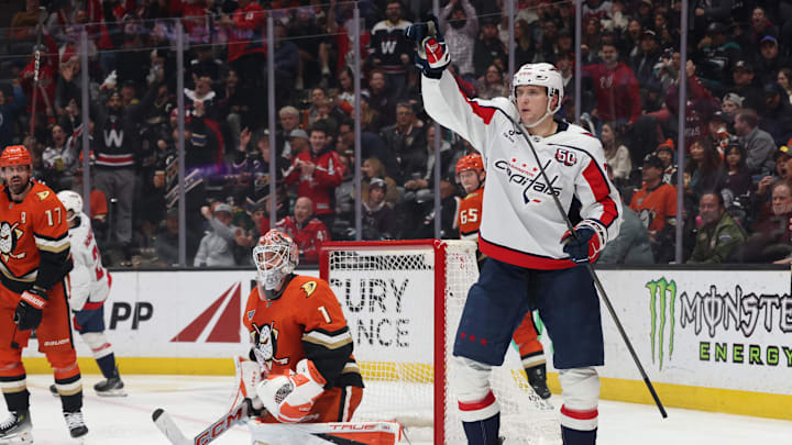 Aliaksei Protas, Washington Capitals Mandatory Credit: Jason Parkhurst-Imagn Images