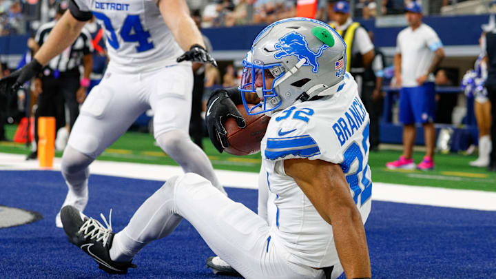 Detroit Lions safety Brian Branch (32). Detroit Lions safety Brian Branch (32).