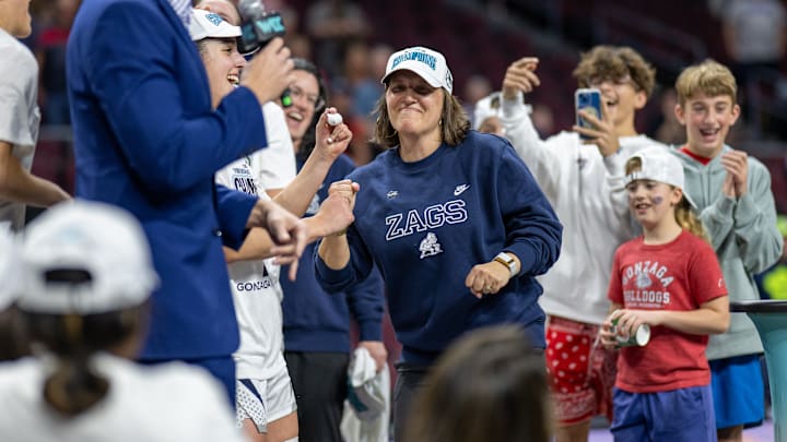 Gonzaga women's basketball coach Lisa Fortier.