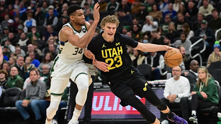 Giannis Antetokounmpo and Lauri Markkanen