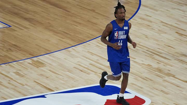 May 12, 2026; Chicago, IL, USA; Darryn Peterson participates in the 2026 NBA Draft Combine at Wintrust Arena. Mandatory Credit: David Banks-Imagn Images May 12, 2026; Chicago, IL, USA; Darryn Peterson participates in the 2026 NBA Draft Combine at Wintrust Arena. Mandatory Credit: David Banks-Imagn Images
