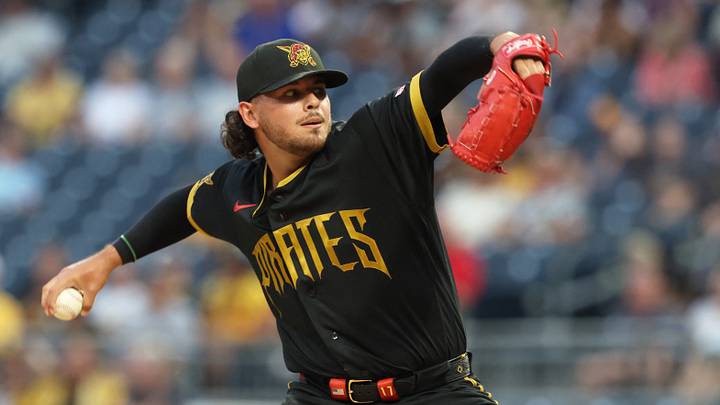 Sep 4, 2026; Pittsburgh, Pennsylvania, USA; Pittsburgh Pirates starting pitcher Jared Jones (17) delivers a pitch against the Los Angeles Angels during the first inning at PNC Park. Mandatory Credit: Charles LeClaire-Imagn Images Sep 4, 2026; Pittsburgh, Pennsylvania, USA; Pittsburgh Pirates starting pitcher Jared Jones (17) delivers a pitch against the Los Angeles Angels during the first inning at PNC Park. Mandatory Credit: Charles LeClaire-Imagn Images