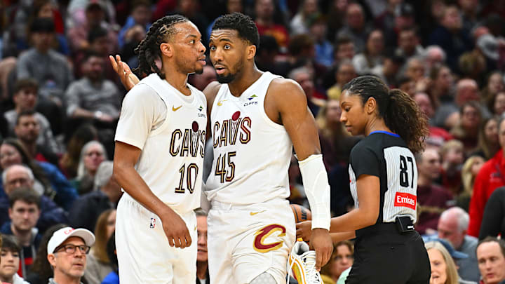 Darius Garland and Donovan Mitchell, Cleveland Cavaliers