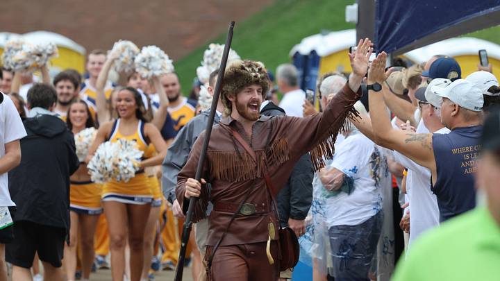 West Virginia University Mountaineer Mascot Reese Allen West Virginia University Mountaineer Mascot Reese Allen