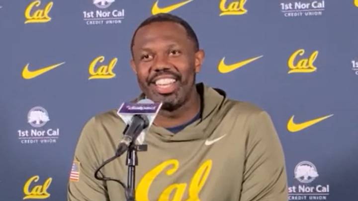 Cal defensive coordinator Michael Hutchings Cal defensive coordinator Michael Hutchings