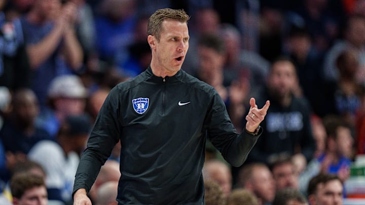 Duke head coach Jon Scheyer Duke head coach Jon Scheyer