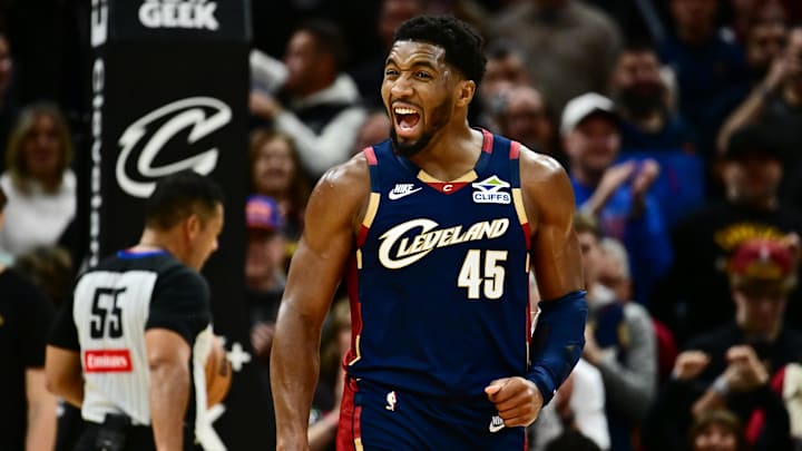 Cleveland Cavaliers guard Donovan Mitchell.