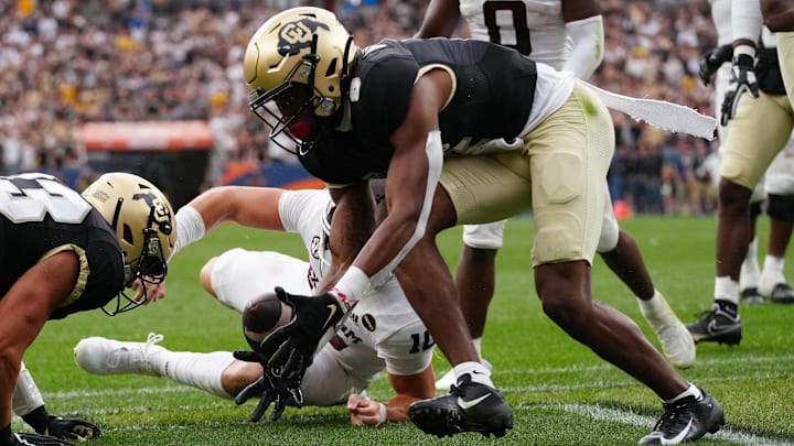Sep 11, 2021; Denver, Colorado, USA; Colorado Buffaloes cornerback Mekhi Blackmon (6) has now transferred to the USC football program.