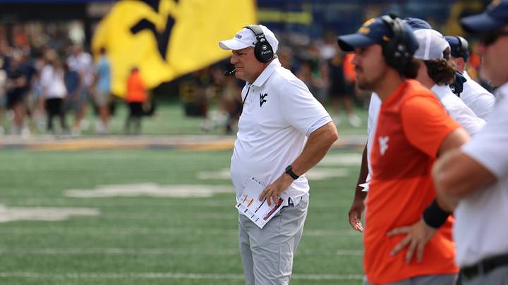 West Virginia University head coach Rich Rodriguez